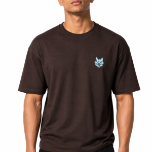 Blake Essence Brown Oversized T-Shirt Premium – Front View